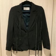 Hussein Chalayan 黒 テーラードジャケット - メルカリ