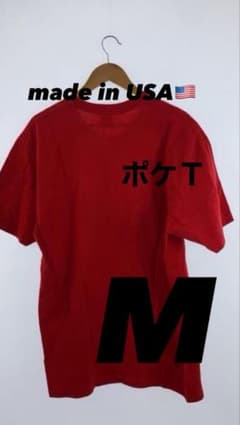 新品未使用　激レアUSA製　SUPREME無地ポケT　size Mのサムネイル