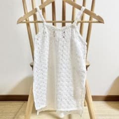 petit main キッズ レース キャミソール ワンピース　ビスチェ　100のサムネイル