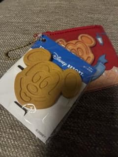 未開封Tokyo Disney Resort ミッキーワッフル ミラー ポーチ付のサムネイル