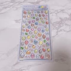 【正規品】ボンボンドロップシールミニ　しずくの森のなかまたち集合　しずくちゃんのサムネイル