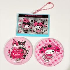 サンリオ　マイメロディ＆クロミ　Happyくじ　アクリルチャーム　缶バッジのサムネイル