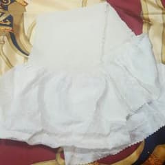 着物用/帯揚げ/白のサムネイル