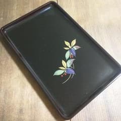 会津塗り　名刺盆のサムネイル