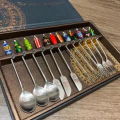 台湾名品　とんぼ玉　カトラリーセットのサムネイル