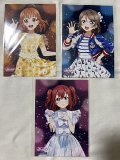 러브라이브 Aqours 타워 레코드 보너스 브로마이드 세트
