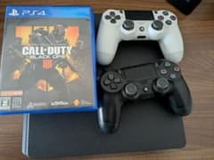 PlayStation 4 本体 + ゲームソフト4本 + コントローラーのサムネイル