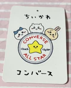 ちいかわ　コンバース　シール　ステッカー　ハチワレ　ウサギ