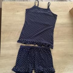 ドット柄 キャミソール ショートパンツ セットアップのサムネイル