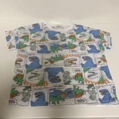 恐竜 コミックプリント Tシャツ 120サイズのサムネイル