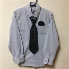 【130㎝】男の子/Yシャツ✦ネクタイ✦ポケットチーフのサムネイル