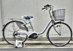 パナソニック♪電動アシスト自転車♪ViVi♪爽やかシルバー♪ - メルカリ