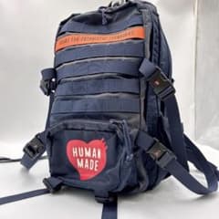 【ミッドナイト】HUMAN MADE ハートロゴ バックパック リュック ミッドナイト様専用】HUMAN MADE ハートロゴ バックパック リュック