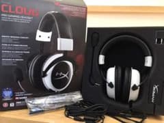 ゲーミングヘッドセット HyperX Cloud KHX-H3CLW ホワイトのサムネイル