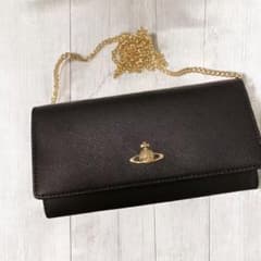 Vivienne Westwood】チェーン付き長財布 ブラック 新品 - メルカリ