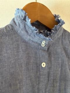 relume JOURNAL STANDARD スタンドカラー フリルシャツのサムネイル