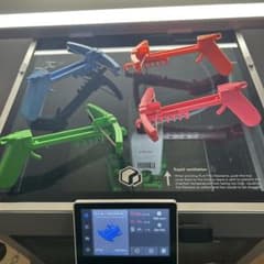 カラフル3Dプリントクロスボウおもちゃ5セットのサムネイル