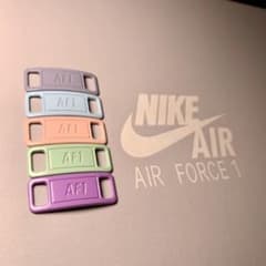 전색 5종 어른 구입★ NIKE 에어 포스 1 듀브레 메탈 태그