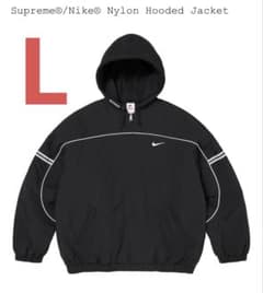 Supreme Nike Nylon Hooded Jacket L 黒 - メルカリ