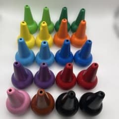【中古】握りやすいドーム型クレヨン ベビーコロール　11色セットのサムネイル