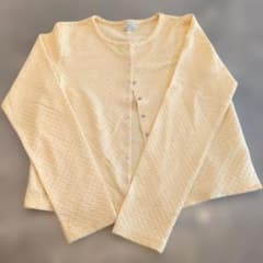 green label relaxing 長袖カーディガン イエローのサムネイル