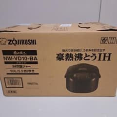 ZOJIRUSHI IH炊飯器 NW-VD10-BA 1.0L(5.5合炊き)のサムネイル
