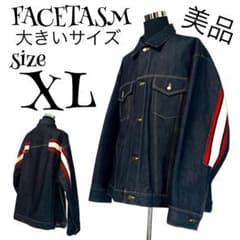 美品✨】【4】FACETASM バックストライプ デニムジャケット - メルカリ