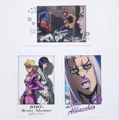ジョジョ キャラポトレ 黄金の風 ブチャラティ ジョルノ アバッキオ ナランチャのサムネイル