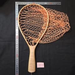 手作り渓流用ライディングネット、オレンジのサムネイル