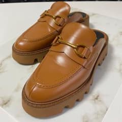 【美品】ZARA ミュール　サンダル　厚底　ビットローファーのサムネイル