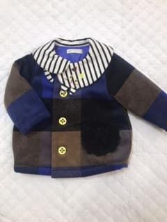 シマネコ衿 チェックコートのサムネイル
