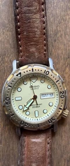 【ジャンク品 】CASIOMD-704C ダイバーズウォッチ 20BAR 日本製のサムネイル