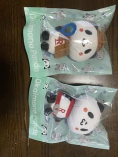楽天お買い物パンダ　ぬいぐるみ 2個セットのサムネイル
