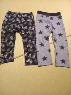 キッズ　子供　男の子　ズボン　パンツ　スパッツ　サイズ90　2点セットのサムネイル