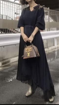 PLEATS ASYMMETRY DRESS AmeriVINTAGEのサムネイル