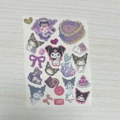 おすそ分けシール　クロミ　紫　ピンクのサムネイル