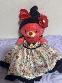 THE HANY コラボ ウェディングドレス 花柄 ユニベアレッドベリーセットのサムネイル