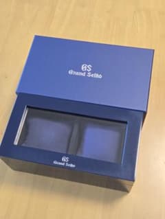 非売品【グランドセイコー】純正ウオッチケース ネイビー - メルカリ