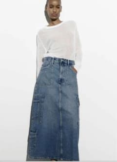 ZARA TRFスカート　スカート　レディース　デニムスカートのサムネイル