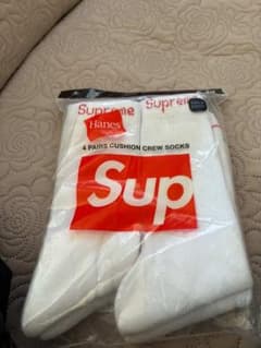 Supreme Hanes 正規品　 クルーソックス 3足セットのサムネイル