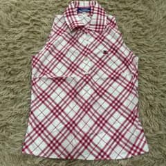 BURBERRY BLUE LABEL ノースリーブ チェックシャツ 38のサムネイル