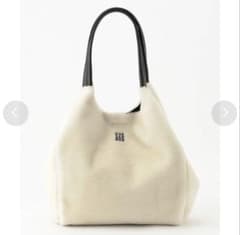 iCB Wool Mouton ファー トートバッグ ショルダーバッグ ホワイトのサムネイル