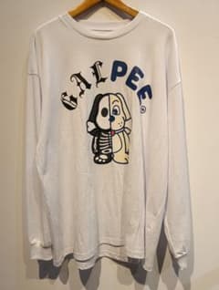 GALPEE 長袖カットソー ホワイト 犬プリントのサムネイル