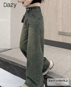 ワイドレッグ デニムパンツのサムネイル