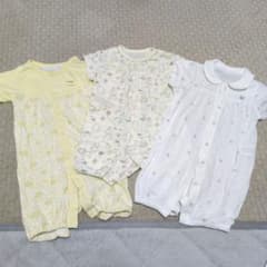 半袖ベビーロンパース３枚セット 50-60cmのサムネイル