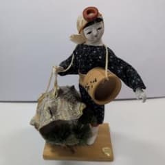 昭和レトロ 海女人形 意匠登録 郷土玩具 民芸品 貝殻細工 伊勢志摩