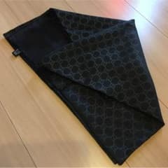 GUCCI グッチ グッチシマ ストール ブラック 美品のサムネイル