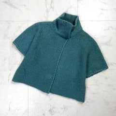 AKRIS カシミヤ 半袖カーディガン 2way グリーン サイズ38*QD81 AKRIS カシミヤ 半袖カーディガン 2way グリーン サイズ38*QD81 - メルカリ
