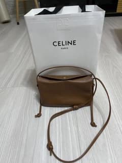 CELINE スモール ポーチ キュイル トリオンフ
