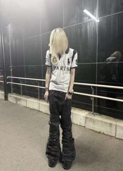 コーティングフレアデニム ブラック arahive y2k opium swag - メルカリ